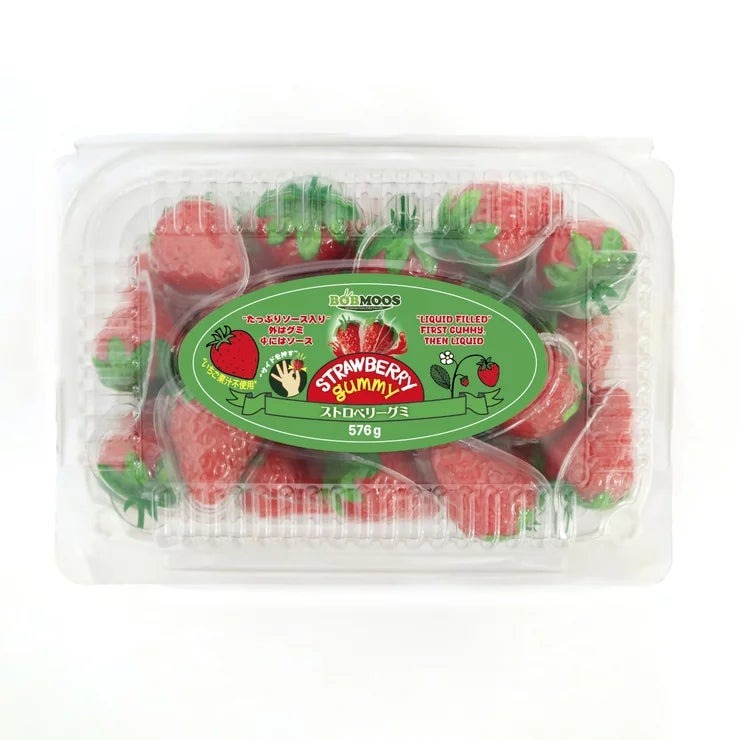BOBMOOS イチゴジャムバーストグミ 576g STRAWBERRY JAM GUMMY 576g グミキャンディ お菓子 大容量 まとめ買い 輸入菓子 海外お菓子 子供 ファミリー おやつ 詰め合わせ