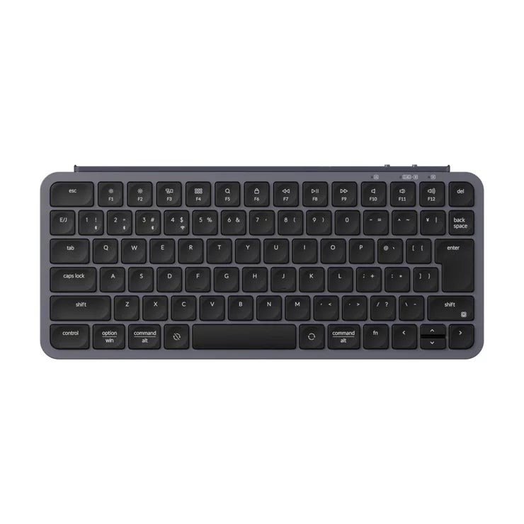 Keychron / B1 Pro ウルトラスリム ワイヤレスキーボード / スペースグレー / JIS配列(かな印字なし) Keychron / B1 Pro Ultra Slim Wireless Keyboard / Space Gray / JIS Layout (Without Kana Chracter) / B1 Pro テンキーレス Bluetooth 薄型 メカニカル 静音 Mac