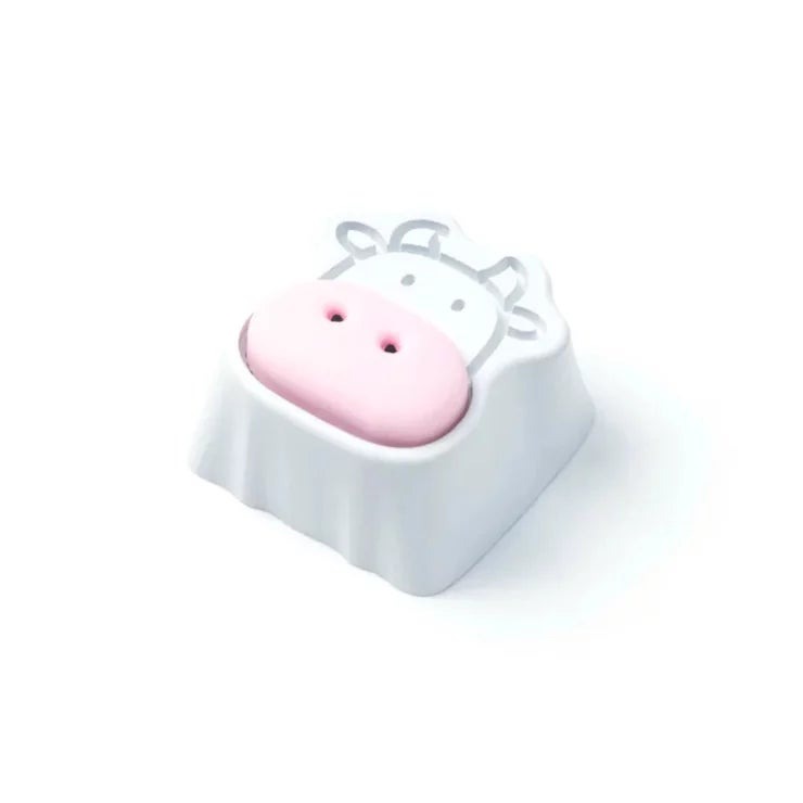 &nbsp; 【商品内容】 【愛らしいフォルムとソフトな手触り】 かわいい牛の頭をあしらったアーティザンキーキャップです。ソフトで快適な感触のシリコン製の鼻を採用し、アーティザンキーキャップのベースは耐久性と安定性のためにアルミニウム合金で作られています。この楽しいキーキャップを楽しんでください。【CNCエングレーブ成形】 アーティザンキーキャップは、CNCエングレーブにより全体的な強度と品質を向上させ、ユニークな感触と外観を提供します。【仕様】 素材:アルミニウム合金、PC、シリコン モールディング:CNCエングレーブ カラー:アルマイト処理 キーキャップサイズ:1u 重量:4.2g 適合性:標準プロファイルのMXスタイルスイッチ(ロープロファイルモデルではご使用いただけません) ※本製品にはキーボードは含まれません。 ※写真はイメージです。実物と色味が異なる場合があります。 ※north-facingLED採用キーボードの場合、若干干渉する場合があります。 &nbsp; 【商品・画像についてのご注意】 ・バリエーションのある商品の場合、商品画像が複数ある場合がございますが発送されるのは1点です。カラーやサイズなどのバリエーションは商品名をご確認ください。 ・商品の外装デザインは画像と異なる場合がございます。 &nbsp; 【送料・配送についての注意事項】 ・ご注文入れ違い等により欠品・遅延となる場合がございます。 ・ご注文の商品によって北海道、沖縄、離島および一部地域への配送時に追加送料がかかる場合や、配送ができない場合がございます。 ・お客様都合でのキャンセルはお受け出来ませんのでご了承下さい。