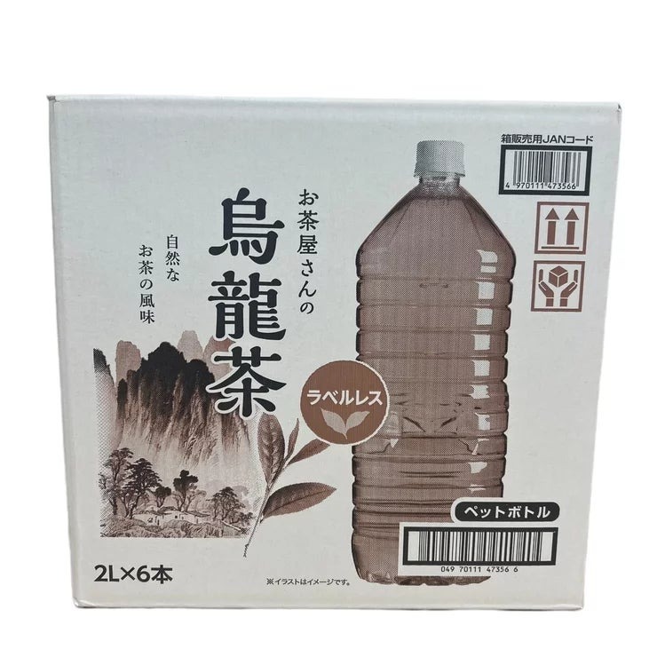 お茶屋さんの烏龍茶2L x 6本 Oolong Tea 2L x 6 Bottle お茶屋さんの烏龍茶 x まとめ買い ペットボトル 飲料 ソフトドリンク 中国茶 ノンカフェイン 健康飲料 ダイエット 食事 脂肪 業務用 ケース買い