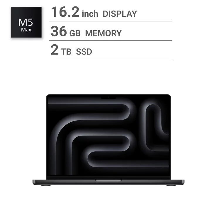 アップル Apple/MacBook Pro 16インチ/18コアCPU/ 32コアGPU/M5 Maxチップ /36GB/2TB SSD-スペースブラック Apple MacBook Pro 16-inch, 18-core CPU, 32-core GPU, M5 Max chip, 36GB RAM, 2TB SSD - Space Black /MacBook Pro ノートパソコン 高性能 クリエイター 動画編集