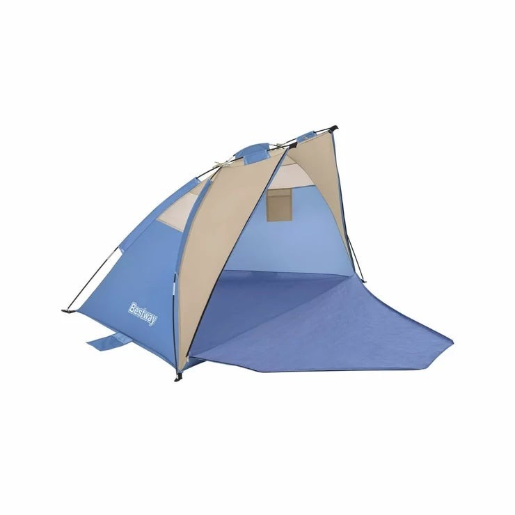 ベストウェイ ランブル X2 サンシェードテント 2人用 68001 BESTWAY RAMBLE X2 TENT 2P 68001 ランブル X2 アウトドア キャンプ 日よけ 簡単設営 防水 コンパクト ファミリー UVカット 折りたたみ ポップアップ 海水浴 収納袋付き