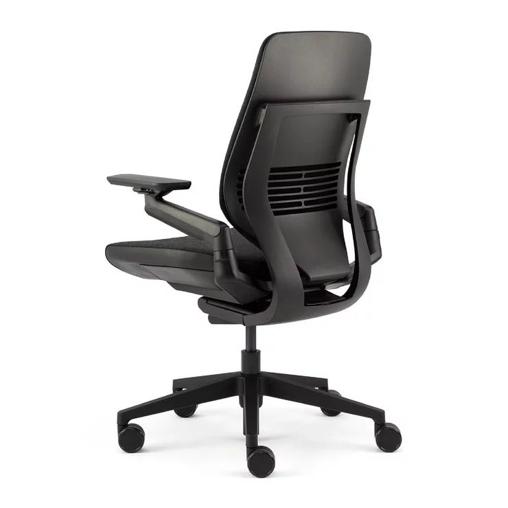 スチールケース ジェスチャー シェルバックタイプ ブラック Steelcase Gesture shell back type black オフィスチェア 高級 エルゴノミクス 腰痛対策 テレワーク 在宅勤務 デスクチェア 姿勢 疲れにくい 長時間 アームレスト 多機能