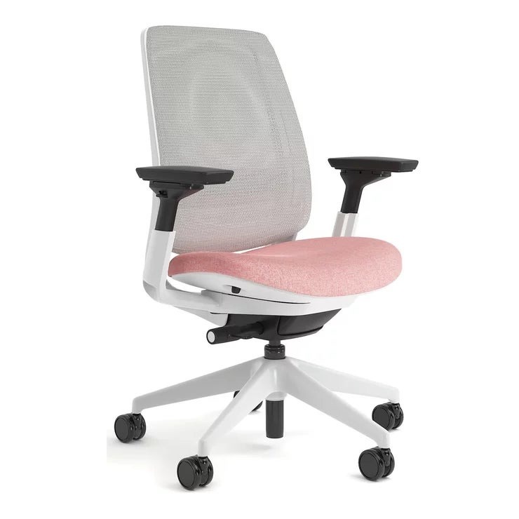 スチールケース シリーズ2 シーガルフレーム コーラル/ニッケル Steelcase Series2 sea gull frame coral/nickel オフィスチェア ワークチェア 高機能チェア デスクチェア 人間工学 エルゴノミクス テレワーク 在宅勤務 腰痛対策 疲れにくい 北欧デザイン ハイエンド