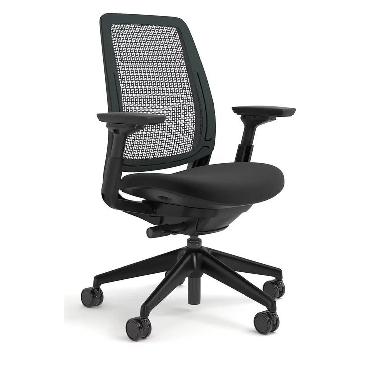 スチールケース シリーズ2 エアバック ブラックフレーム リコリス Steelcase Series2 Airback black frame licorice オフィスチェア ハイエンド メッシュ 腰痛対策 デスクワーク テレワーク 在宅勤務 疲れにくい 高機能 椅子 リクライニング 姿勢