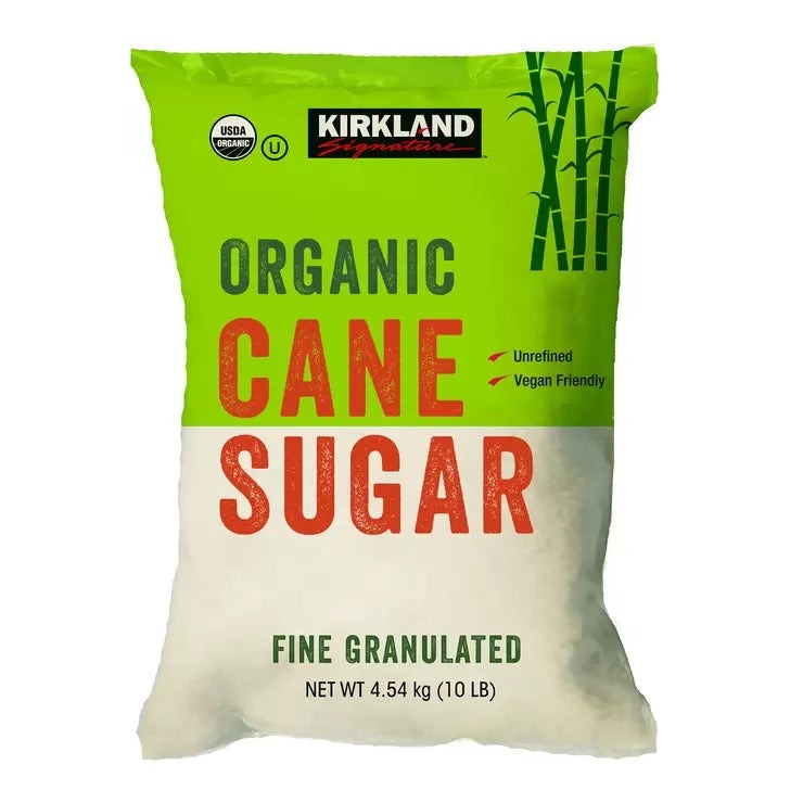 カークランドシグネチャー オーガニック砂糖 4.54kg Kirkland Signature Organic Cane Sugar 10LB 甘味料 製菓材料 ケーン シュガー 大容量 まとめ買い 業務用 天然 砂糖類 食品 ベーキング