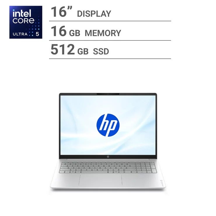 エイチピー ノートPC / OMNIBOOK 3 / 16インチ / Core Ultra 5 225U / メモリー16GB / SSD 512GB / グレイシャーシルバー / DD3C9PA-AAAG HP laptop/OMNIBOOK 3/16inch/Core 225U/Memory 16GB/SSD 512GB/Glacier Silver/DD3C9PA-AAAG OMNI ノートパソコン