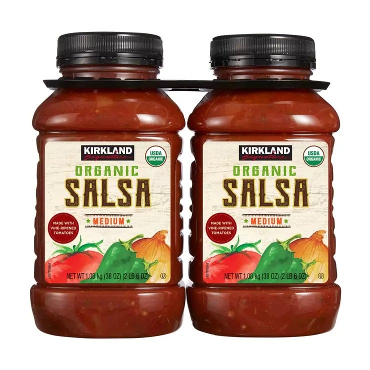 カークランドシグネチャー オーガニック サルサソース 1.08kg 2本パック Kirkland Signature Organic Salsa Sauce 1.08kg x 調味料 ディップ トルティーヤ タコス メキシコ料理 まとめ買い 業務用 大容量 瓶詰め 食品 world-depo-15604889 ワールドデポ パッケージ画像