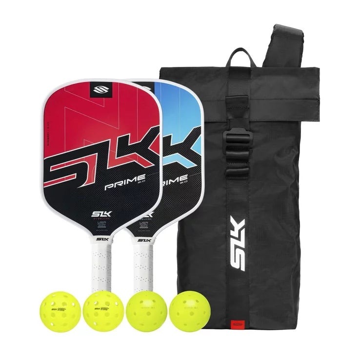 &nbsp; 【商品内容】 SLKプライム2.0 ワイドボディ ピックルボールパドル x2 SLKハイブリッドプラス ピックルボールボール x2 および セルカーク プロS1 ピックルボールボール x2 SLK スリングキャリーバッグ x1 パドル表面にFiberFlexファイバーグラス技術を採用 パドルにX4ポリマーコアを採用 ピックルボールパドル: FiberFlexファイバーグラス技術 パワーとコントロールを両立 X4ポリマーコア 一貫性と反応性の高いプレーを実現 SpinFlexテクスチャ加工表面 スピン性能と精度を向上 EdgeSentryエッジガード 耐久性とバランス性を備えた設計 Contourグリップ クッション性があり滑りにくい快適な握り心地 SLKハイブリッドプラス ピックルボール: 屋内外の両方で使用可能 長時間のレクリエーションラリー向け設計 セルカーク プロS1 ピックルボール: シームレス設計による正確な飛行性能 プロ仕様の安定した性能とバウンド性能 SLKロールトップ ピックルボールバッグ: 機能性とスタイルを兼ね備えたコート向け設計 広々としたメイン収納部 パドル ボール ギアを簡単に収納可能 オールインワン収納 必要なピックルボールアクセサリーをまとめて収納可能 &nbsp; 【商品・画像についてのご注意】 ・バリエーションのある商品の場合、商品画像が複数ある場合がございますが発送されるのは1点です。カラーやサイズなどのバリエーションは商品名をご確認ください。 ・商品の外装デザインは画像と異なる場合がございます。 &nbsp; 【送料・配送についての注意事項】 ・ご注文入れ違い等により欠品・遅延となる場合がございます。 ・ご注文の商品によって北海道、沖縄、離島および一部地域への配送時に追加送料がかかる場合や、配送ができない場合がございます。 ・お客様都合でのキャンセルはお受け出来ませんのでご了承下さい。