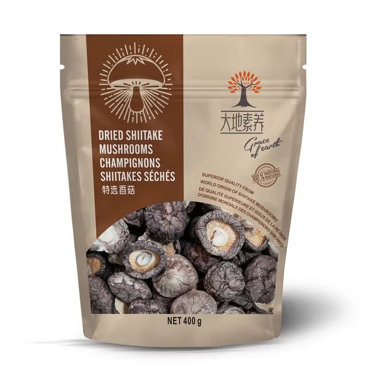 乾燥しいたけ 400g DRIED SHIITAKE MUSHROOMS 干し椎茸 国産 原木 スライス 丸ごと 戻し不要 出汁 だし 料理用 保存食 業務用