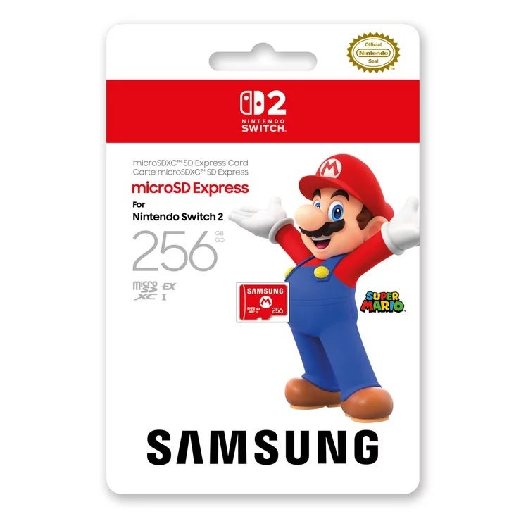 サムスン microSD Express Card 256GB for Nintendo Switch 2 Samsung microSD Express Card 256GB for Nintendo Switch 2 microSDカード ニンテンドースイッチ2 スイッチ2 拡張カード ストレージ 増設 高速 大容量 フラッシュメモリ 外部メモリ ゲーム用 NX2 Switch2