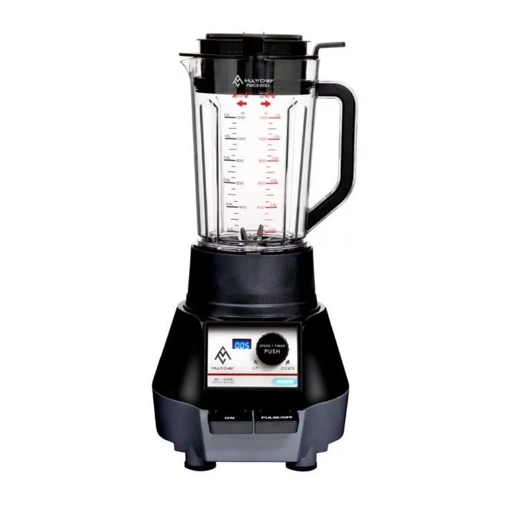マルチシェフ 1.2L 3スピードブレンダー MC-123DBL Multichef 1.2L 3Speed Blender ブレンダー ミキサー スムージー タイマー付き 自動停止 攪拌 ジューサー 分解洗浄 パルス機能 高速回転 ホームブレンダー 調理家電 一人暮らし