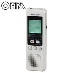 OHM AudioComm デジタルICレコーダー 4GB ICR-U124N