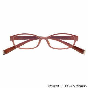 ALPHACUBIC首かけ老眼鏡ACR-20212-2　+1.00 クリアラベンダー