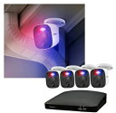 SWANN DVR セキュリティシステム フルHDカメラ4台セット/1TB HDD 防犯カメラ(3)