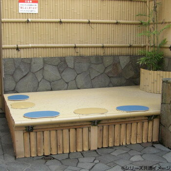 みずわ工業 日本製 抗菌 座・湯〜マット イエロー お風呂・サウナルーム用 尻敷きマット