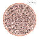ラウンドクロス アマービレブロックプリント アプリコット 11724882024