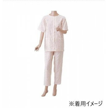 神戸生絲 婦人楽らくガーゼパジャマ上下(半袖) L No.900 ローズ