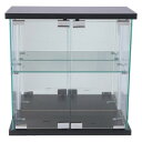 不二貿易 C/D:74073 卓上ガラスコレクションケース BK G256-M BK