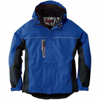 表面生地が雨や水をはじきやすい。目貼りテープで水や冷気の侵入をストップ。雨、水の侵入を防ぐ防水仕様。サイズ4Lサイズ個装サイズ：39×30×10cm重量個装重量：900g素材・材質ポリエステル100%仕様胸囲:138cm着衣:80cm裄丈:95cmファスナー生産国中国