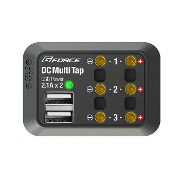 DC接続ポート3口、USBポート2口を備えたポータブルDC電源分配ユニットです。持ち運びに便利な超コンパクトサイズ&脱着式給電ケーブル仕様で、スマホの充電などに最適なUSB給電ポート(5V/2.1A)を装備しています。サイズ63.7×44×22.5mm個装サイズ：10.0×11.0×3.0cm重量46g個装重量：86g素材・材質樹脂、金属仕様入力電圧:DC6-18V最大電流:10.0AUSB出力:5V/2.1A(×2 系統)配電コネクタ:4mmバナナプラグセット内容DC MULTI TAP 本体XT60コネクタケーブル日本語取扱説明書生産国中国fk094igrjs