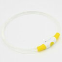 (ペット) GEWALK LED セーフティ フラッシング ネックリング イエロー M LGE401
