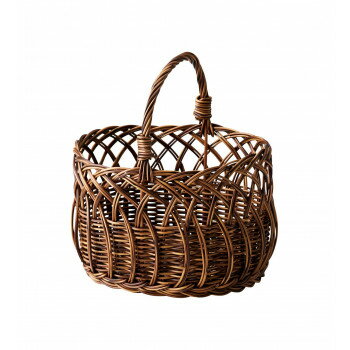 ちどり産業 クローンラタン ワンハンドルバスケット 59-62