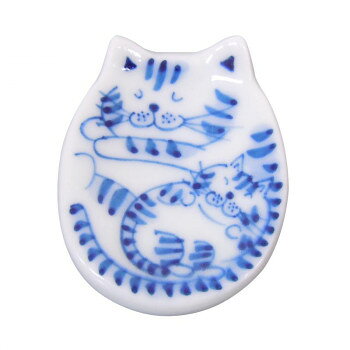 有田焼 ネコの箸置き 親子猫