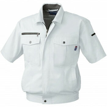 桑和 611 半袖ブルゾン SSサイズ シルバーグレー(22) Absolute GEAR