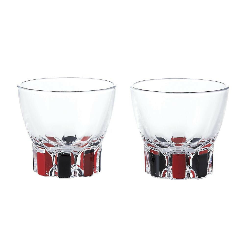 Alcohol Tableware - 東出漆器 山中塗グラス 盃 ツートン(2ヶ入) 25001