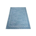 イタリア製ゴブラン織 アクセントラグ 200x250 リーフBL ROYLYS25BL