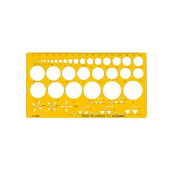 テンプレート No.865 円定規 012-0020