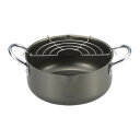タマハシ ラルス 深型天ぷら鍋18cm(アミ付) LA-18W