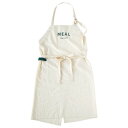 I'm home デイリーエプロン ホワイト GREEN グリーン A638GR