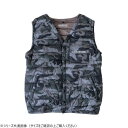 イーブンリバー ファイバーダウンベスト カモフラグレー(45) サイズ:3L R125