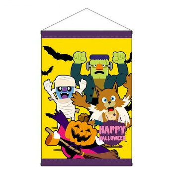 タペストリー HAPPY HALLOWEEN キャラ集合 40136