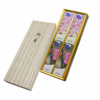 薫寿堂 梅・桜アソート(微煙) 短寸4入和装紙箱 2000