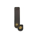 ソウヒロ joint クラフトパーツ 本革マグネットホック 大 AG マーガレット 850/黒 JTKA-212