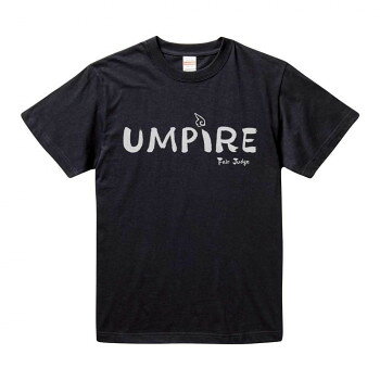 野球 審判Tシャツ UMPIRE Tシャツ　L・BX83-40