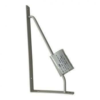 KGY(ケイ・ジー・ワイ工業)　カラーアーム棚受　240×120mm　白　AA-W240