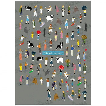 TSUMEKIRA(ツメキラ) ネイルシール flicka nail arts プロデュース1 4 seasons GIRLS Spring NN-FLI-101