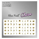 Sha-Nail Charm 写ネイル ネイルシール Moon -gold- CH-021g