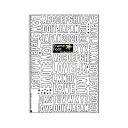 Sha-Nail Pro 写ネイル ネイルシール Frame Font Black MIKI-001