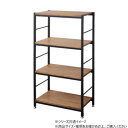 B.Bファニシング ZAGA 4段ラック 幅60 ブラウン ZR-600BR