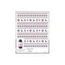 Sha-Nail More 写ネイル ネイルシール NORDIC(Red×Blue) MNRD-002