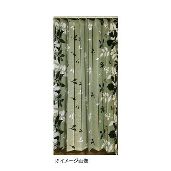 アコーディオン間仕切り約140×170cm リーフGR M5362