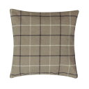 Meltum メルタム クッションカバー(ヌードクッション付) MF-2409 チェック BE 45×45cm