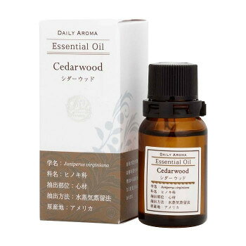 デイリーアロマジャパン　エッセンシャルオイル　ラージ　シダーウッド　10ml　13944