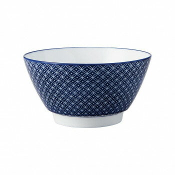 光洋陶器 花伝 古青藍 藍七宝 蕎麦丼 C-1170cc 56781136