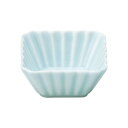 光洋陶器 花伝 かすみ 青白 7cm正角深鉢 56180066